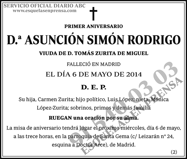 Asunción Simón Rodrigo